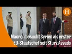 Syrien: Explosionen während Macrons Besuch in Damaskus
