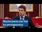 Carlos Mazón pacta con Vox aprobar los presupuestos con cesiones en inmigración