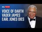 James Earl Jones, voice of Star Wars villain Darth Vader and Mufasa in The Lion King, dies aged 93