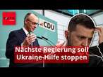 46 Prozent der Deutschen wollen, dass nächste Regierung die Ukraine-Hilfen stoppt