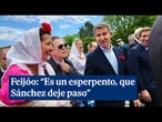 Feijóo: "Es un esperpento, que Sánchez deje paso y los españoles podamos hablar en las urnas"
