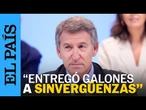 Feijóo sobre Sánchez: "Desde el primer momento dio galones a una manada de sinvergüenzas" | EL PAÍS