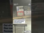 Out-of-control race car flies toward crowd