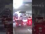 Traffic camera captures moment concrete falls from ceiling of Prudential Tunnel in Boston