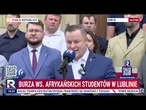 Lublin na żywo! Burza ws. afrykańskich studentów