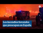 Orés, Lozoyuela, La Mierla los incendios forestales que preocupan en España