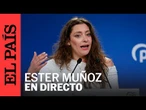 DIRECTO | Rueda de prensa de la portavoz del PP en el Congreso, Ester Muñoz | EL PAÍS