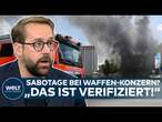 BERLIN: Feuer bei Waffen-Konzern! Sabotage? Geheimdienst warnte vor Russland