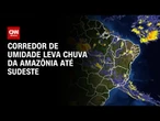Previsão do tempo: corredor de umidade leva chuva da Amazônia até Sudeste | CNN NOVO DIA