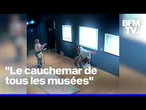 Ce couple détruit une œuvre d'art en voulant prendre une photo dessus