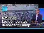Etats-Unis: les démocrates dénoncent des mesures disproportionnées • FRANCE 24