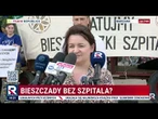 Na żywo z Leska! PROTEST W OBRONIE SZPITALA! „Bez tego szpitala ludzie będą umierać!”