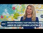 REGEN ÜBER DEUTSCHLAND: Schlechtes Wetter im Anmarsch! Die Sonne macht sich rar