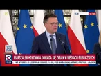 Hołownia nie wyklucza, że ktoś inny będzie premierem.