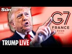 LIVE: Trump arrives in France for G7 summit amid Iran war deal scrutiny