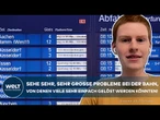 LASSE STOLLEY: Deutsche Bahn am Tiefpunkt – Das rät der Dauerbahnfahrer dem Staatskonzern!