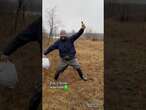 Swamp ground wobbles underneath this man’s feet