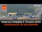 Trompetista toca marcha fúnebre após condenação de Bolsonaro