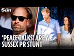 Harry’s ‘peace talks’ are a blatant PR stunt, William will see through it & NEVER forgive him