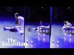 O Romeow: cat steals the show during final scene at Romeo and Juliet ballet