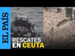 MARRUECOS | La guardia civil interceptan a varios migrantes en Ceuta | EL PAÍS