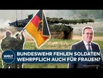 WEHRPFLICHT SCHON 2026? „Es reicht womöglich die Freiwilligkeit nicht aus“