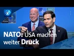 US-Außenminister Rubio bei NATO-Treffen – Rolle der USA weiter ungewiss
