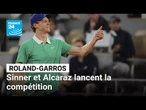 Jannik Sinner et Carlos Alcaraz lancent Roland-Garros de la meilleure des manières • FRANCE 24