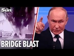 Ukraine special ops blast Putin’s beloved Crimean Bridge with underwater bombs ‘planted MONTHS ago’