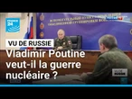 "Vu de Russie" : Vladimir Poutine veut-il la guerre nucléaire ? • FRANCE 24