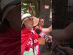 "Zostaliśmy zaatakowani przez kalifat niemiecki!" Antyimigrancki protest w Warszawie
