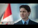 LIVE: Justin Trudeau delivers remarks as U.S. tariffs take effect | NBC News