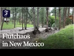 RUIDOSO, NEW MEXICO, UNITED STATES: Heftige Überschwemmungen in New Mexico