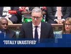 PMQs | Sir Keir Starmer faces MPs' questions in the Commons