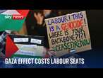 Gaza effect sees Labour lose seats and majorities in some areas collapse