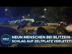 BADEN-WÜRTTEMBERG: Nach der Hitze kommen die Unwetter! Blitz schlägt bei Zeltlager ein