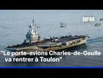 Le porte-avions Charles de Gaulle va rentrer à Toulon dans les prochains jours