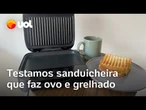 Sanduicheira Cadence faz até ovo frito e carne grelhada; veja teste