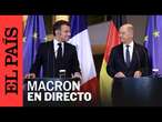 DIRECTO | Scholz y Macron hablan con los periodistas en la Cancillería de Berlín | EL PAÍS