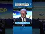 Kubicki: Neu gewählter FDP-Chef über seine Ziele für die Partei