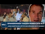 FRAUEN-EM: Tanzende Spanierinnen neben dem DFB-Bus – Jens Lehmann spricht von Demütigung