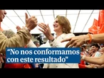 Teresa Ribera: "El PSOE es un partido ganador, no nos conformamos con este resultado"