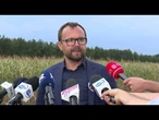 Prokuratura: śledczy badają wrak drona – ogromna skala zniszczeń