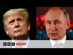 Trump says he will try to get back territory for Ukraine in talks with Putin | BBC News