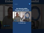 Ehemals größter Eisberg schmilzt #tagesschau #nachrichten #eisberg #klimawandel