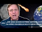 ASTEROIDE: Wie gefährlich sind Einschläge von Asteroiden? Ulrich Walter "Wie 4000 Hiroshima-Bomben"