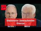 Mit Wähler-Beschimpfung überschreitet Steinmeier eine Grenze