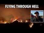 'It was like a warzone' - pilot relives harrowing choice of whose house to save in LA wildfires