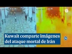 Kuwait publica un vídeo de vigilancia del mortal ataque con drones en su aeropuerto internacional