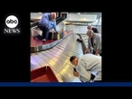Airport workers help woman find diamond that came loose from ring